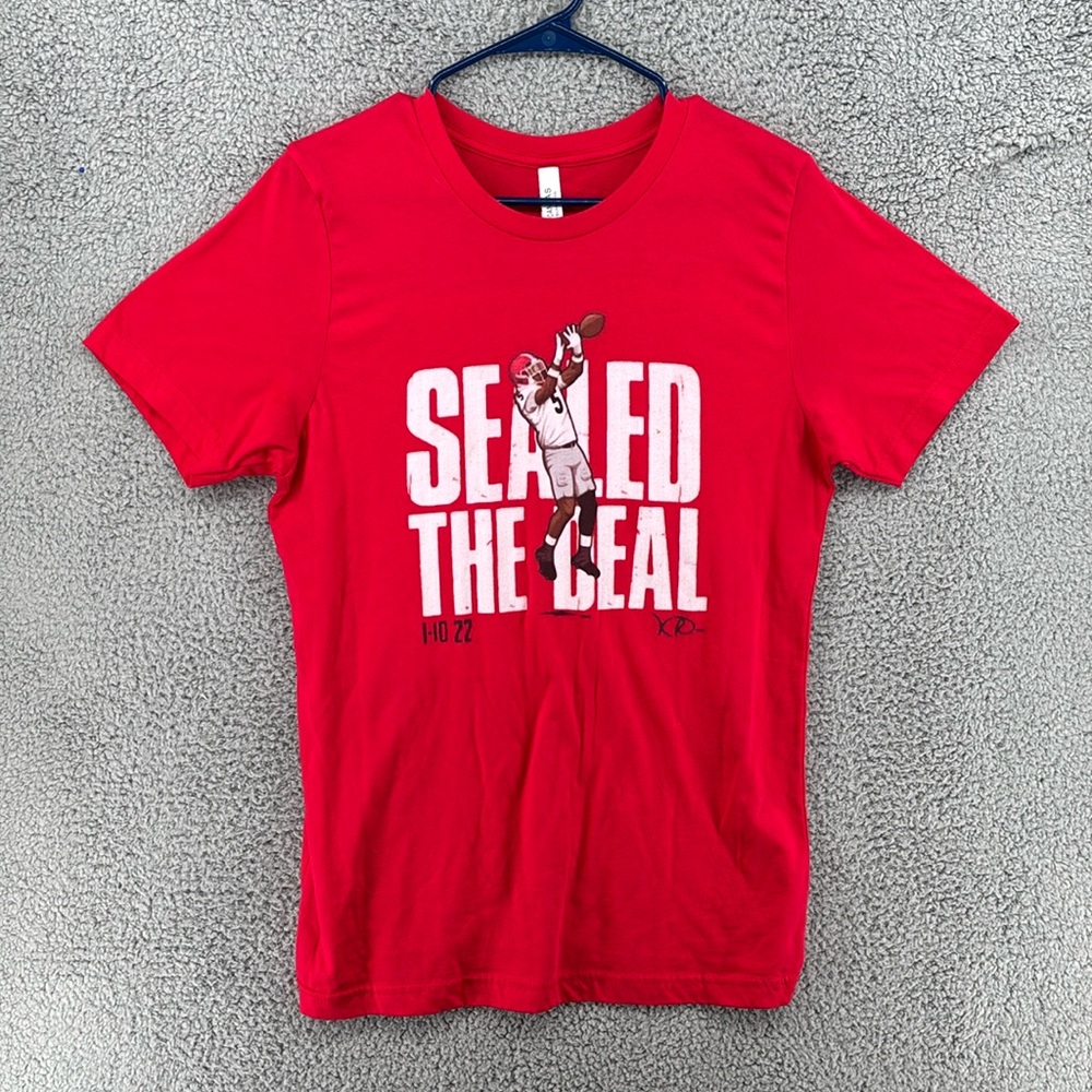 Canvas UGA Georgia Seal the Deal T-Shirt‎ Men’s Sz Medium